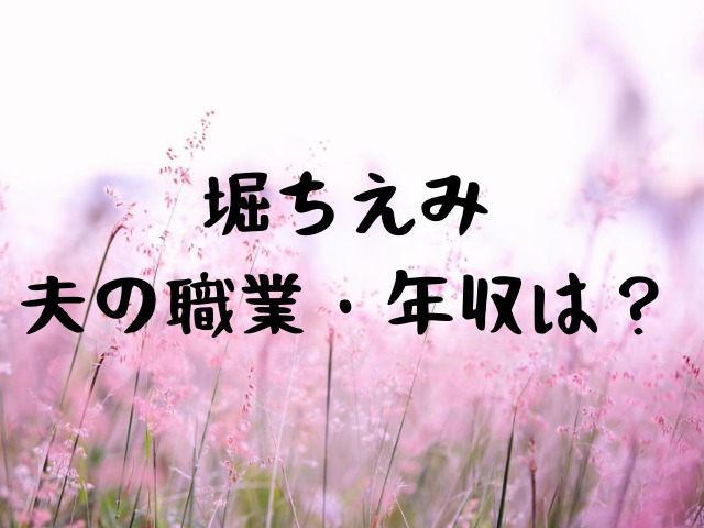 堀ちえみの現在の夫は誰 年収がすごい その仕事は Jw Gigharbor